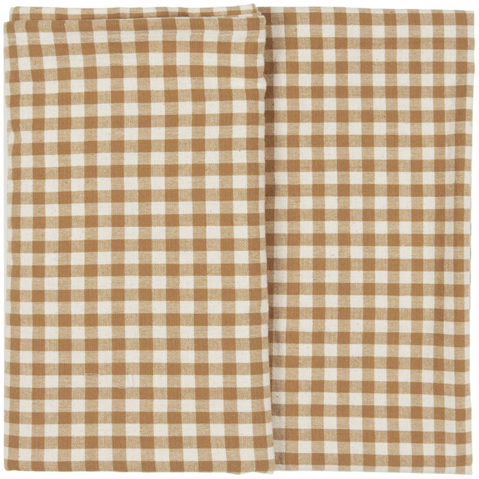 Nappe vichy Caramel et Blanc – Image 4