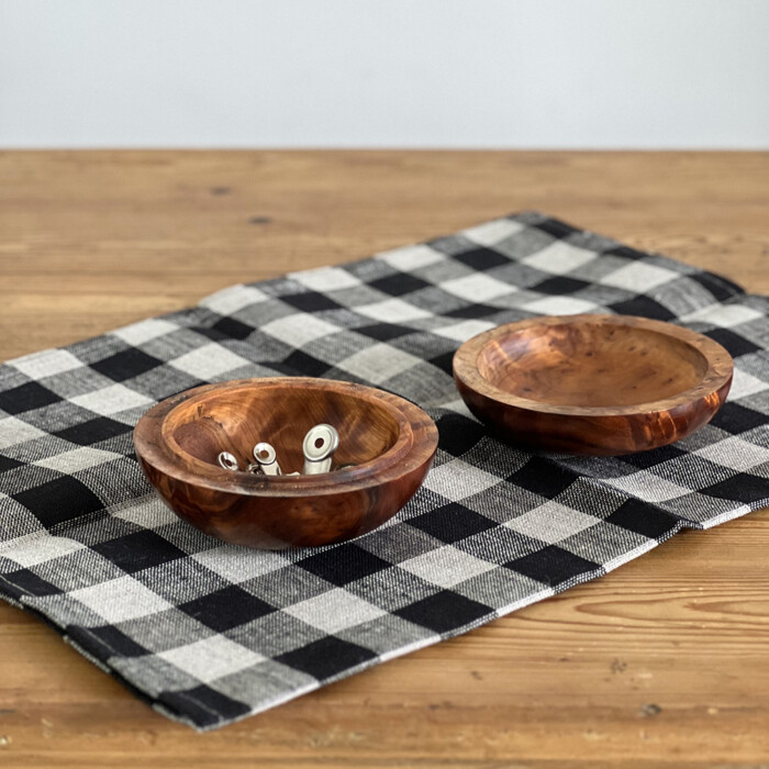 Boite bois loupe vintage – Image 3