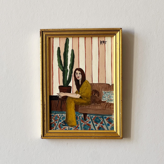 Peinture Sur le coin du Canapé