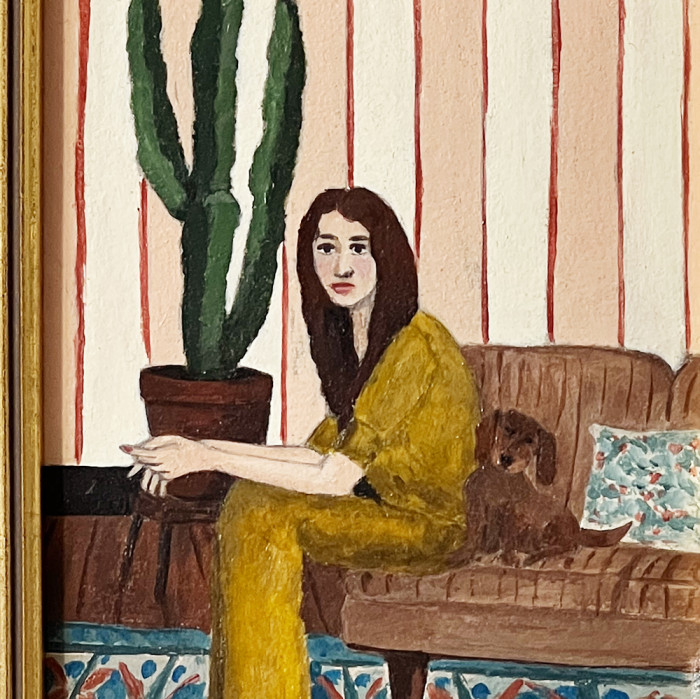 Peinture Sur le coin du Canapé – Image 5