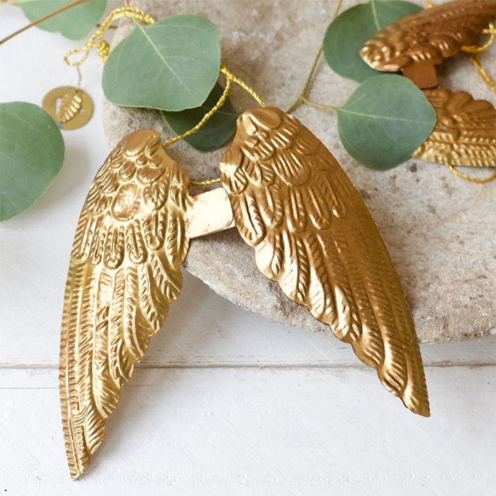 Paire d'ailes en laiton – Image 2