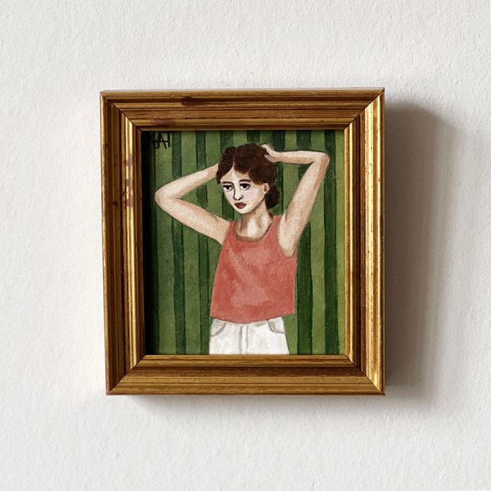 Peinture S'attacher les Cheveux