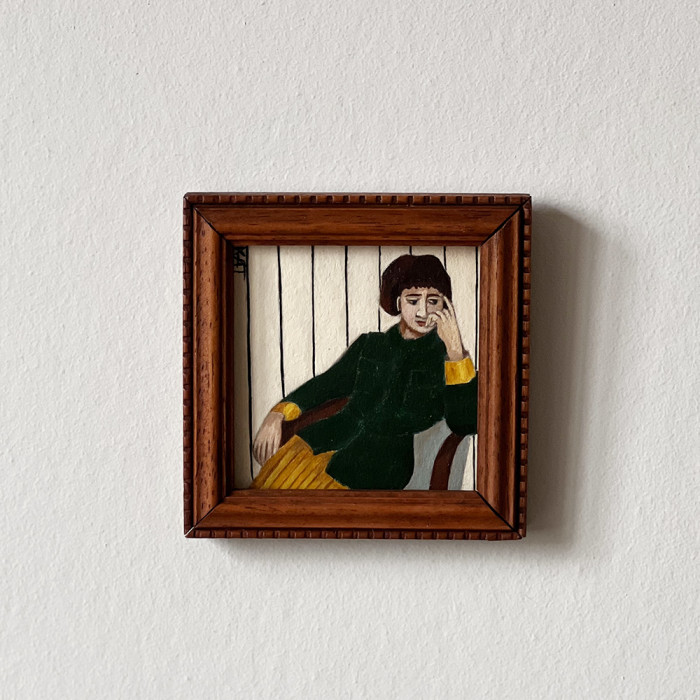Peinture La Songeuse