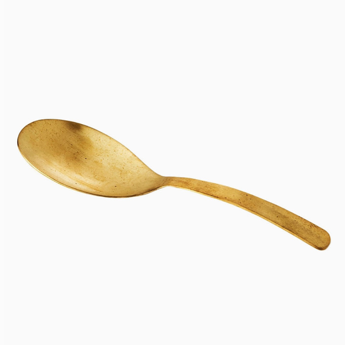 Grande cuillère de service en laiton – Image 2